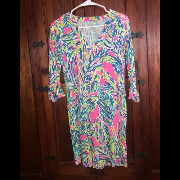 Lilly Pulitzer dress Rossmore PALM READER print - Picture 2 of 9